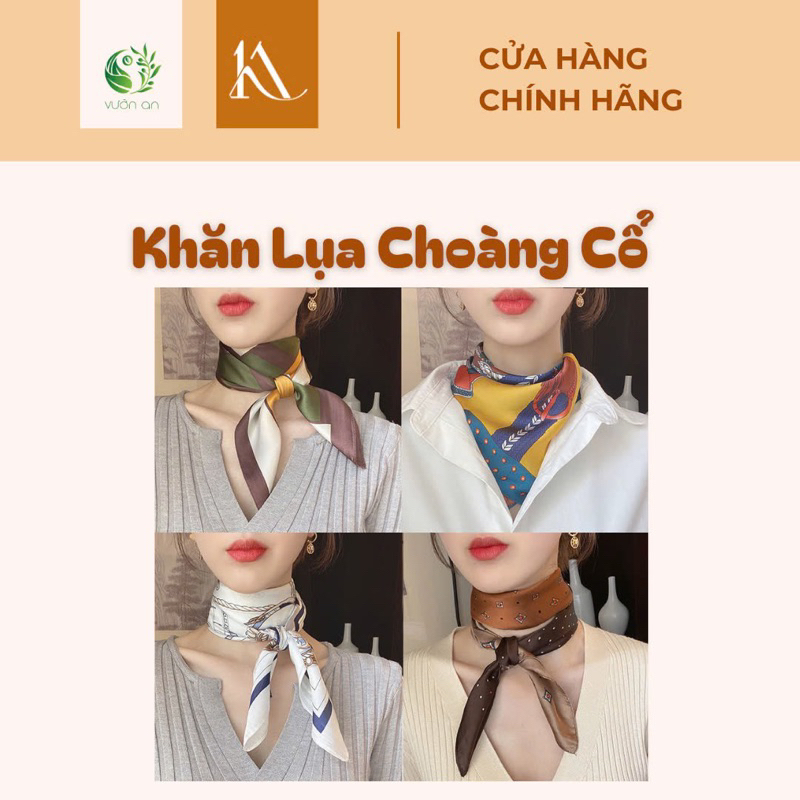 Khăn lụa choàng cổ, khăn lụa 70.70