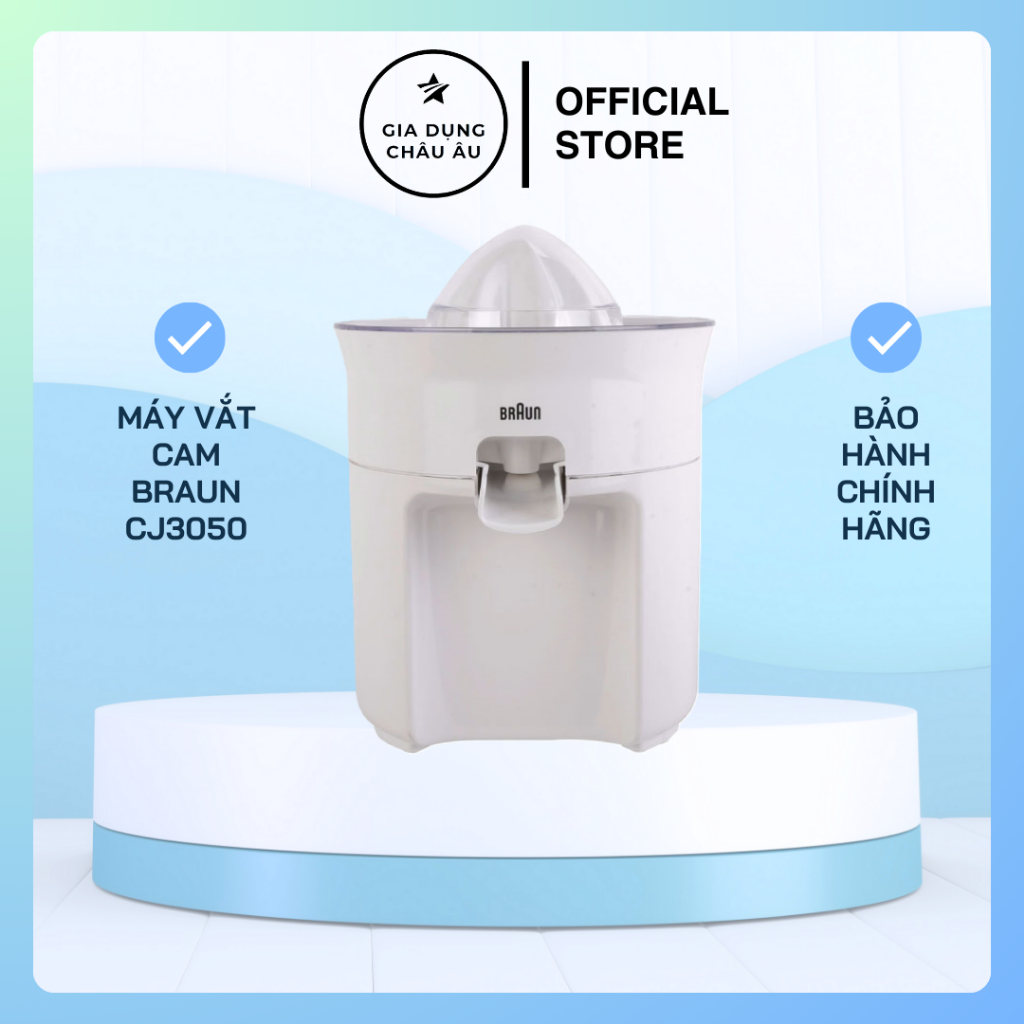 [CHÍNH HÃNG]Máy vắt cam Braun CJ3050 - Hàng chính hãng - Bảo hành chính hãng 24 tháng