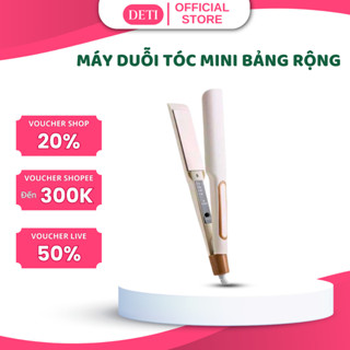  Máy duỗi tóc kẹp thẳng ép tóc uốn cúp làm tóc xoăn lọn đa năng 3in1 DETI SHOP 