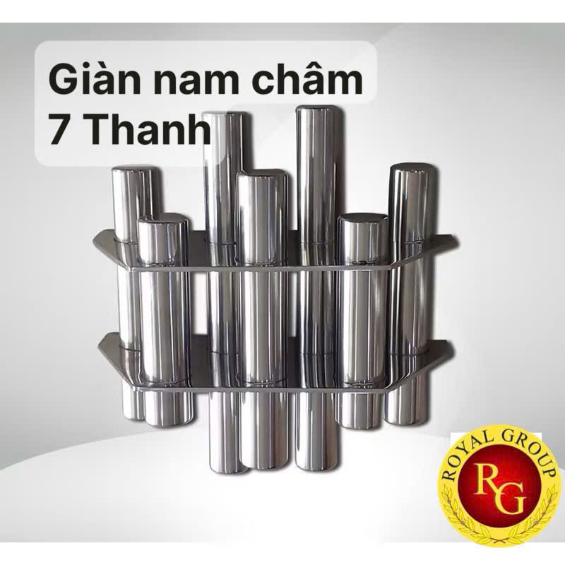 Lưới nam châm lọc sắt dàn 7 thanh. Giàn nam châm