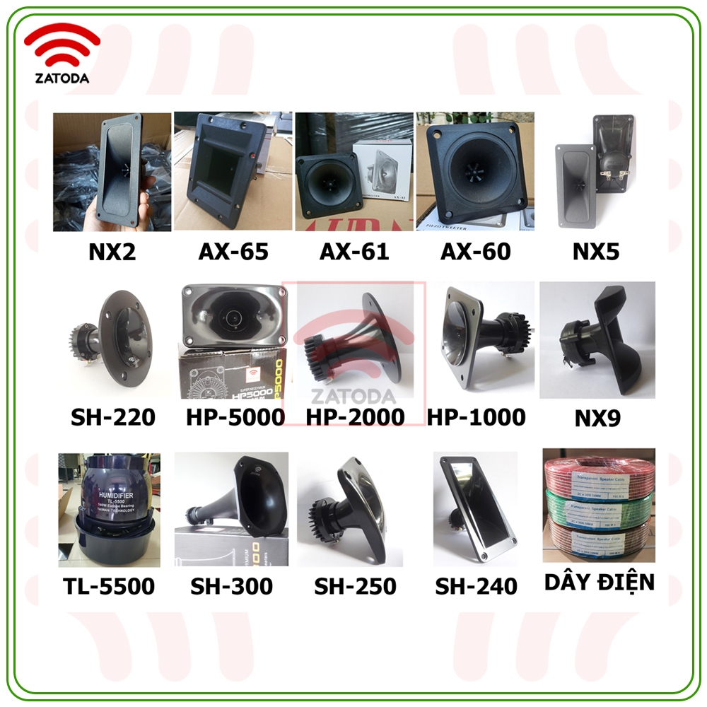 Loa ru, loa dẫn, loa phóng nhà nuôi yến SH-210, Sh-220, SH-240, SH-250, SH-260, SH-300