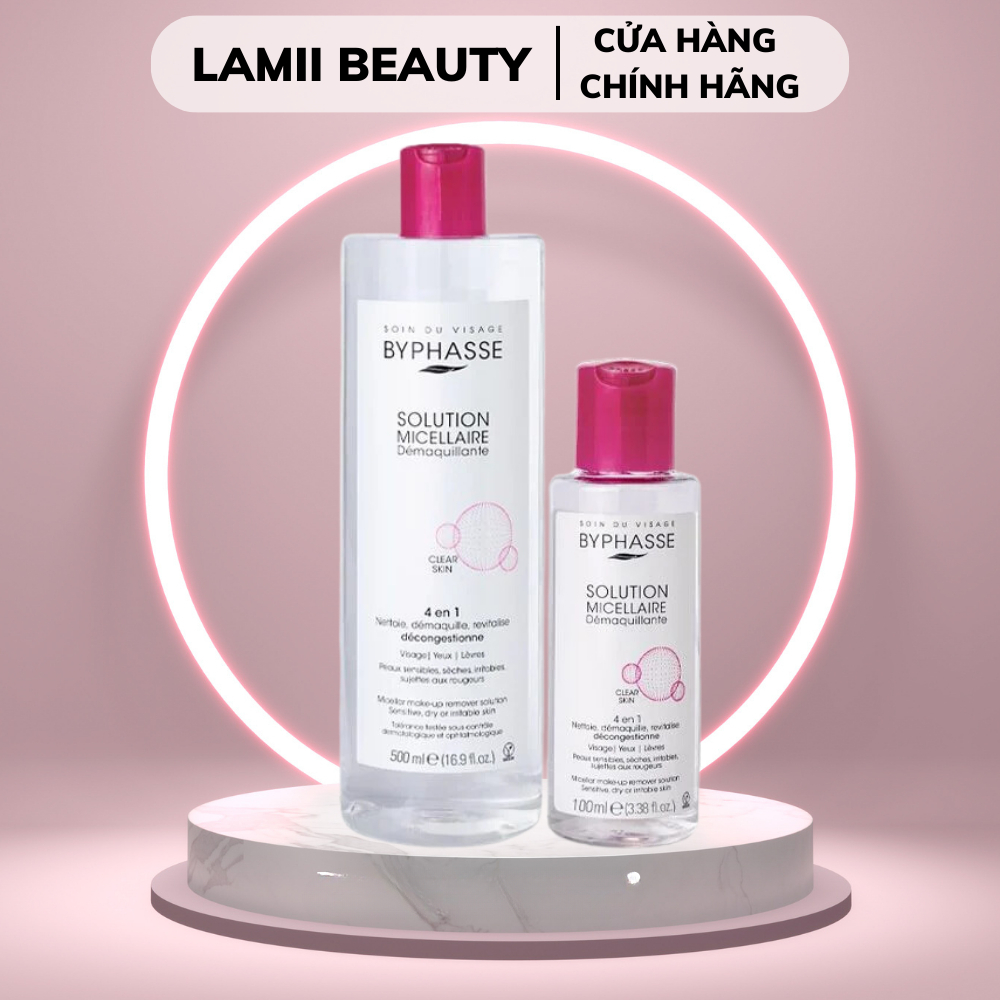 Nước tẩy trang BYPHASSE Solution Micellaire - LAMII BEAUTY