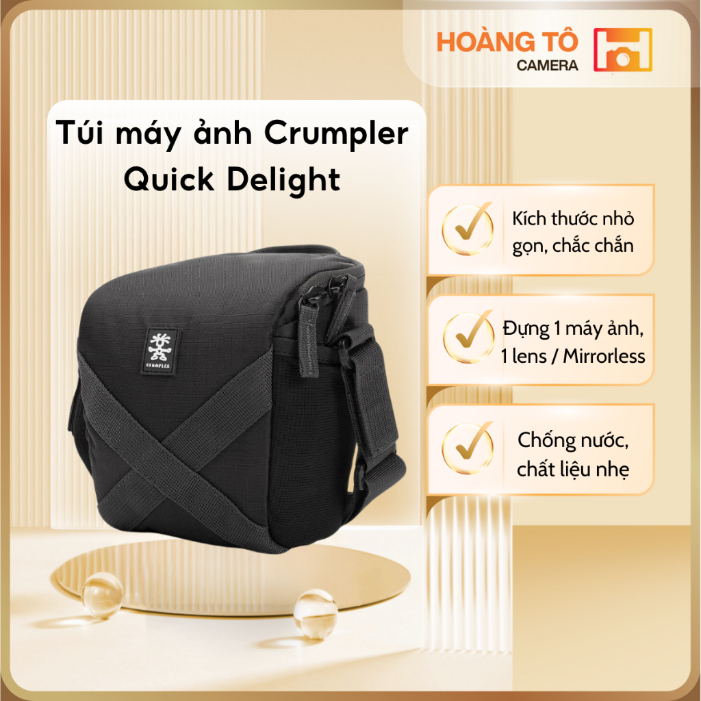Túi máy ảnh Crumpler Quick Delight Toploader