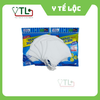 Khẩu trang người lớn cao cấp MAYAN PM2.5 3D MASK, gói 5 chiếc Giảm bụi mịn