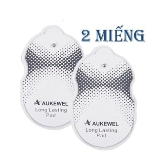 (Mua 10 tặng 1)Cặp miếng dán massage xung điện Aukewel đen (2 miếng)
