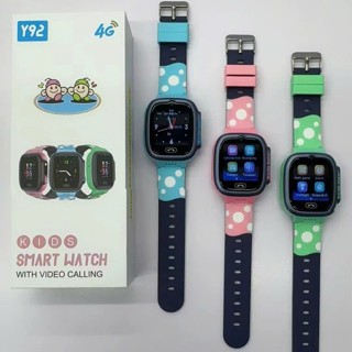   Sim 4G  Gọi video  Đồng hồ thông minh định vị trẻ em Y92 cảm ứng chông nước IP67 giám sát bé từ xa nghe gọi 2 chiều 