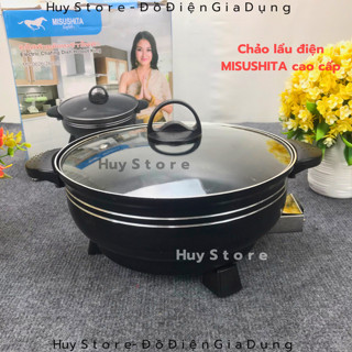 Chảo Lẩu MISUSHITA MS-0026 Thái Lan chuẩn cao cấp , Bếp Điện MISUSHITA  Ăn Lẩu Đa Năng Huy Store