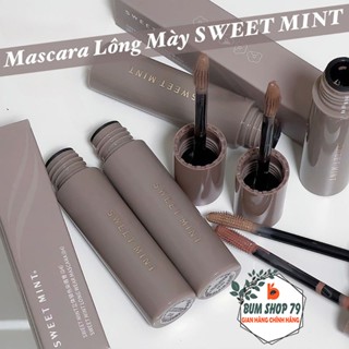 Mascara Chuốt Lông Mày SWEET MINT Màu Nâu Định Hình Tự Nhiên, Gel Chải Lông Mày Dạng Lỏng Bền Màu