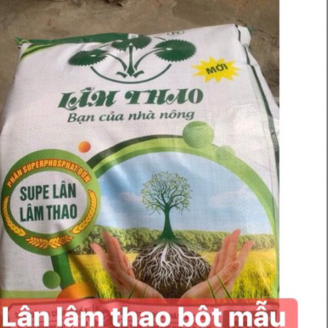 Phân Lân lâm thao phan bon lot lam thao dang bột bao nguyên khối  25kg