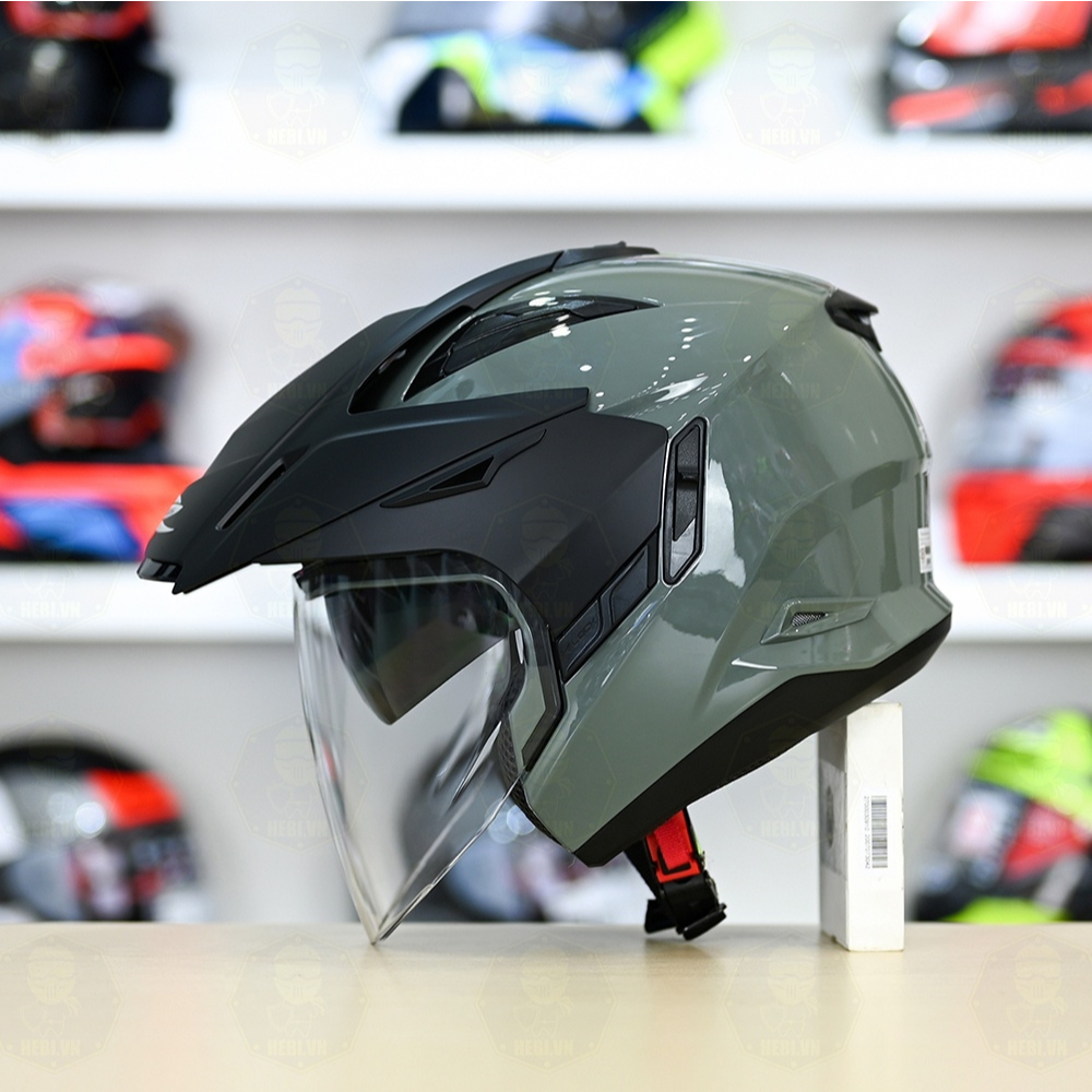 Mũ Bảo Hiểm 3/4 ZEUS 613B 2 Kính