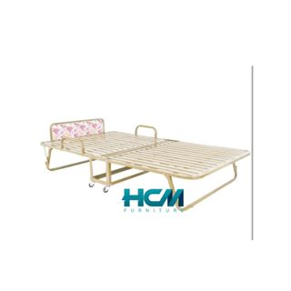 [MIỄN PHÍ SHIP-BAO LẮP RÁP HCM] Giường sắt xếp di động có bánh xe rộng 1m - Nội Thất Quang Đức