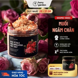  Muối Ngâm Chân Thảo Dược HIMALAYA & HOA HỒNG Bổ Sung Dầu Oliu & Vitamin E Giúp Dưỡng Ẩm Da HENY GARDEN
