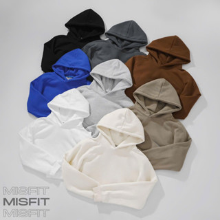 Áo Khoác Nỉ Hoodie trơn MISFIT chất dày ấm, phù hợp mùa thu đông nhiều màu HOODTRON