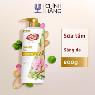  Sữa Tắm Lifebuoy Detox Sáng Mịn Rạng Rỡ Thảo Dược & Hoa Sen 800g 