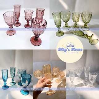  LY THUỶ TINH  ảnh video thật  DECOR GIA TIÊN TRANG TRÍ NHÀ NHÀ HÀNG,.. 
