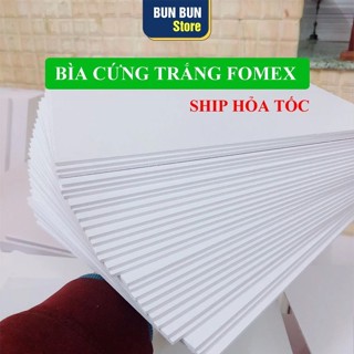 Bìa Fomex 3mm, 5mm...Hàng Fomex loại 1 -  Bìa dầy, cứng, không ngấm nước