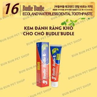 Kem đánh răng cho chó Budle Budle