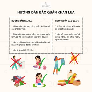 Khăn Viscose HimHip Khăn Vuông 53x53cm Khăn Quàng Cổ Quà Tặng Khăn K55-L01