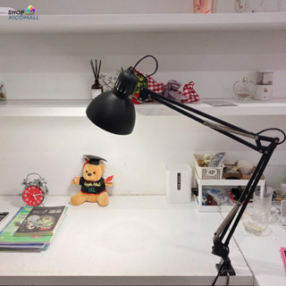 Đèn kẹp IKEA TERTIAL kẹp vào bàn, treo tường điều chỉnh ánh sáng tới nhiều vị trí bàn học làm việc