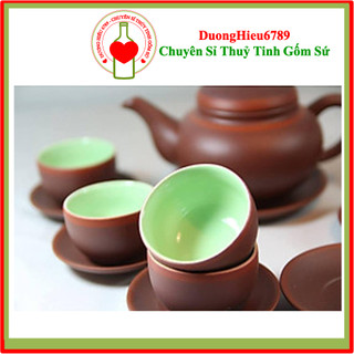 Chén, Đĩa Uống Trà Bát Tràng Đất Đỏ Đẹp
