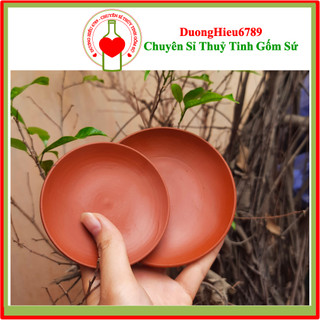 Chén, Đĩa Uống Trà Bát Tràng Đất Đỏ Đẹp
