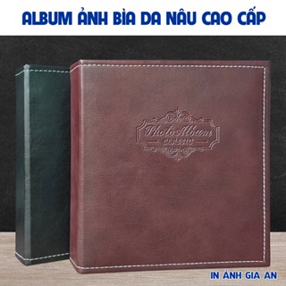  Album Ảnh 15x21 bìa Da Cao Cấp Sang Trọng đựng 100 ảnh ship HỎA TỐC có hỗ trợ in ảnh Chính hãng tại IN ẢNH GIA AN 