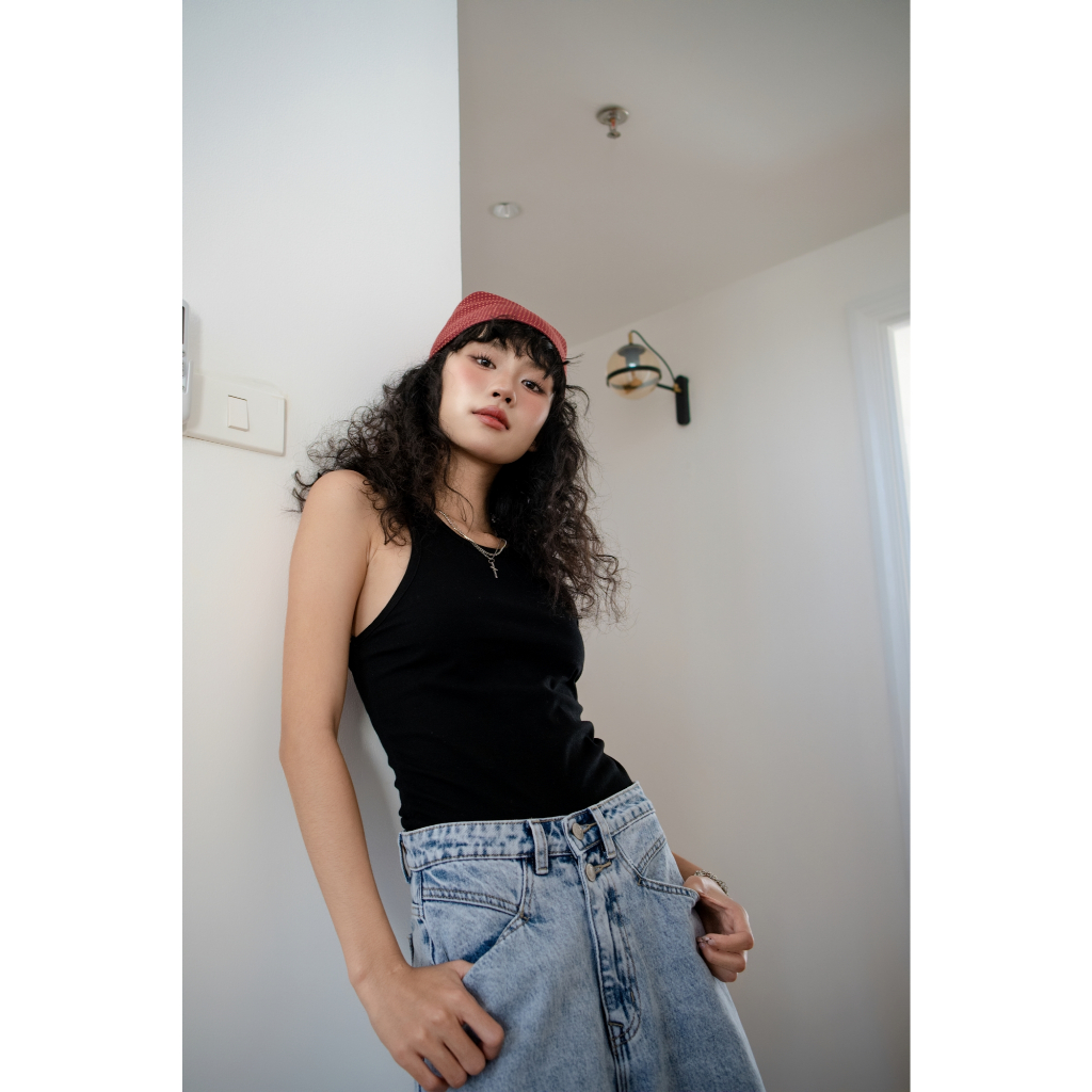LENCLOTHING áo ba lỗ nữ basic 10869