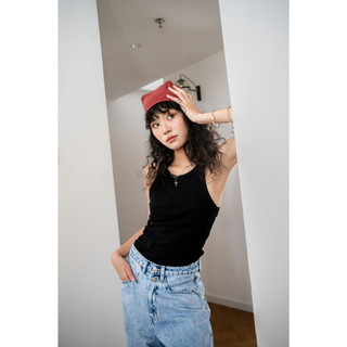 LENCLOTHING áo ba lỗ nữ basic 10869