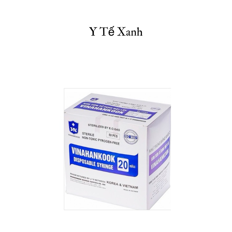 Bơm tiêm vinahankook 1ml , 3ml, 5ml, 10ml 50ml