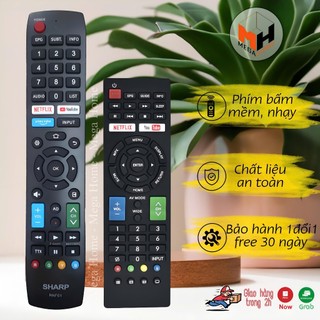Điều khiển tivi sharp, remote cho tivi sharp smart hàng loại 1