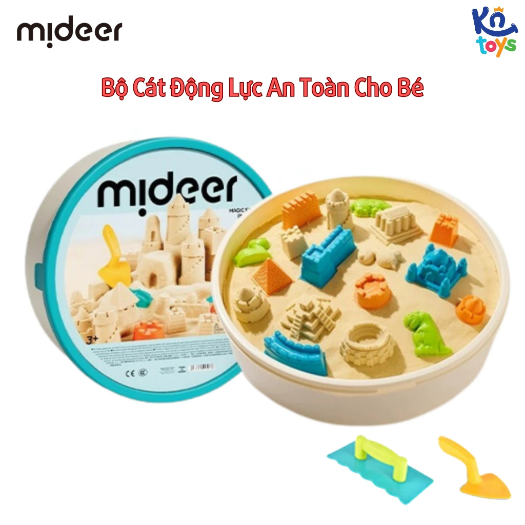  Bộ Đồ Chơi Cát Động Lực Ma Thuật Kèm Khuôn – Mideer Magic Sand Play Set 