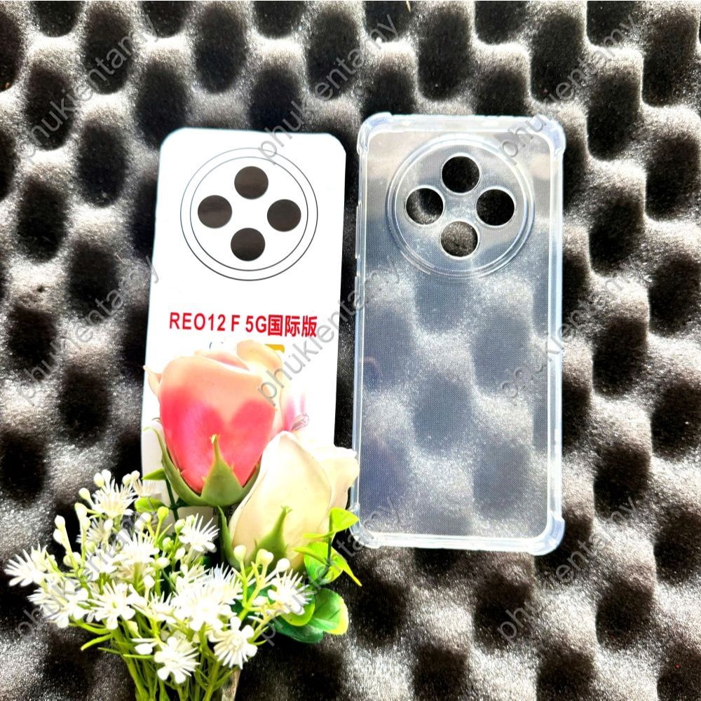 Ốp Lưng Oppo Reno  12F 4G / Reno 12F 5G Dẻo Trong Suốt Chống Sốc Có Gù Bảo Vệ 4 Gốc