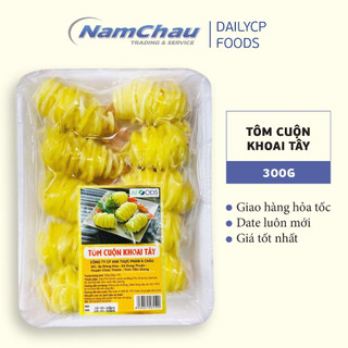 Tôm cuộn khoai tây chiên 300gr (10 cuốn/khay) Công ty TP Xuất Khẩu Á Châu [HN giao hàng hoả tốc]