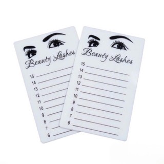 Miếng mica dán line mi có đánh số Beauty Lashes (dụng cụ nối mi)