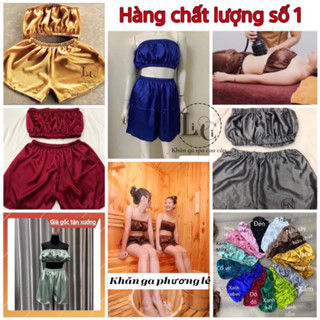  Bộ giảm béo bộ áo quây quần đùi lụa spa cao cấp 