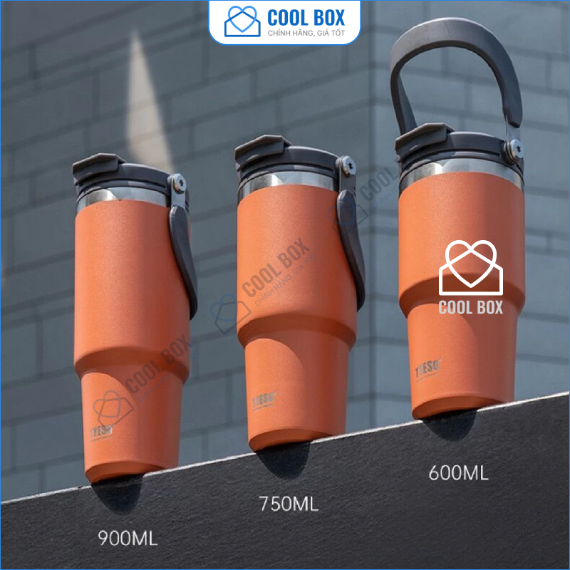 Ly giữ nhiệt cao cấp Tyeso V2 có 5 dung tích 600-1200ml, cốc giữ nhiệt thể thao COOLBOX tyeso v2 | BigBuy360 - bigbuy360.vn