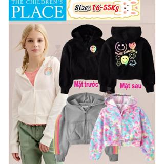 [ 4-14Y(16-45kg) ] Áo khoác Crop top cao cấp P.L.ACE xuất xịn cho bé có mũ khóa kéo tiện lợi