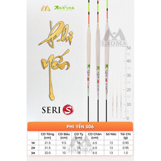 Phao Phi Yến cỏ bóc vỏ S06-S07-S10-S20-S16
