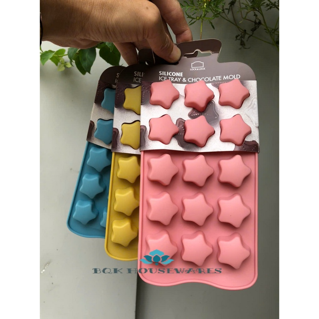 Khay làm đá Silicon hình sao Lock&Lock CKT221