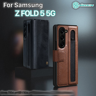 ỐP LƯNG SAMSUNG GALAXY Z FOLD 5 5G - Z FOLD 4 5G NILLKIN AOGE CÓ KHE GIỮ BÚT CHÍNH HÃNG HÀNG CHUẨN