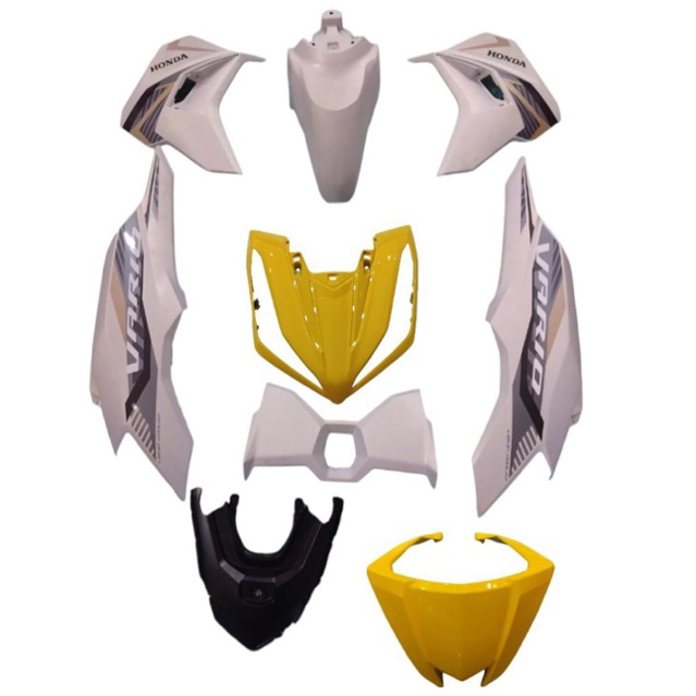 DÀN ÁO VARIO 125 ĐỜI 2023 VÀNG TRẮNG