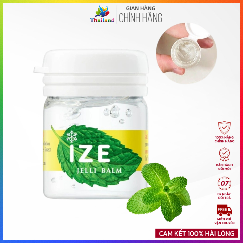 Dầu gió hít thông mũi bạc hà Ize Jelli Balm