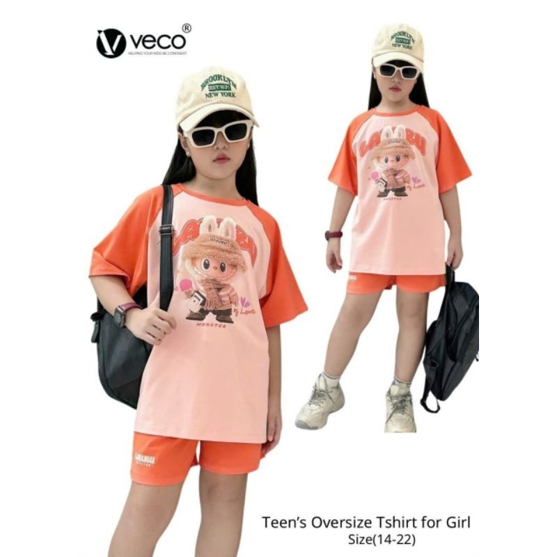 ❤️‍🔥 Đồ Bộ Labubu - Sét Bộ Bé Gái VeCo 30kg Đến 50kg