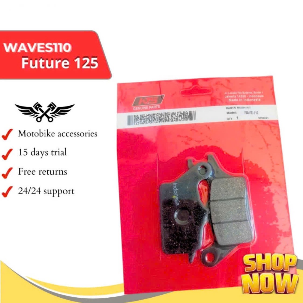 Má phanh đĩa Wave s110 Future 125 indo cao cấp loại 1
