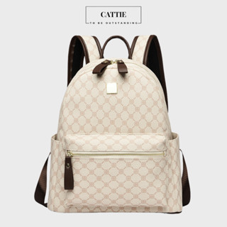 Balo Da Thời Trang Balô da Lv Da Pu Cao Cấp Balo mc Cặp Đi Học Đi Chơi Balo Đựng Laptop 14 Inch CATTIE CB033