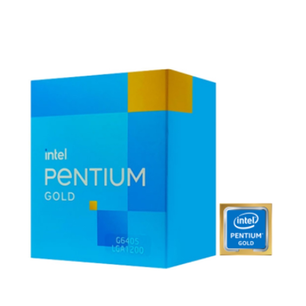 CPU Intel Pentium Gold G6405 (4.1GHz, 2 nhân 4 luồng, 4MB Cache, 58W, Socket Intel LGA 1200)