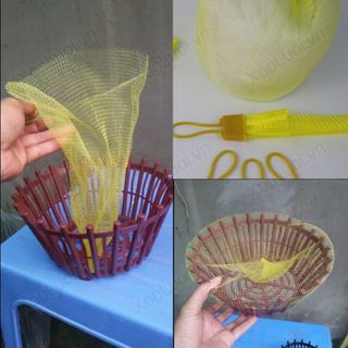 Lưới Bọc Chậu Lan , Size Lớn 50CM, Lót Đáy Chậu, Ngăn Rơi Vỡ Giá Thể, Phân Bón - 1 Cái