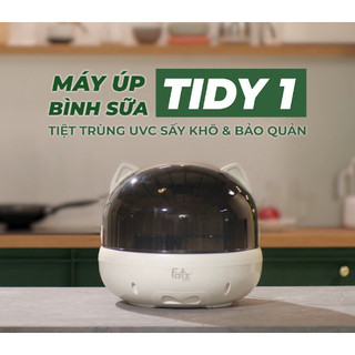 [KÈM QUÀ - CHÍNH HÃNG] Máy úp bình sữa, tiệt trùng sấy khô UVC - LED Fatzbaby Tidy 1 FB462WM