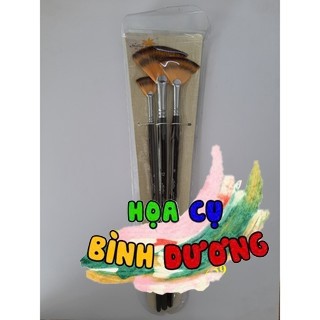 Bộ cọ quạt 3 cây Golden Maple