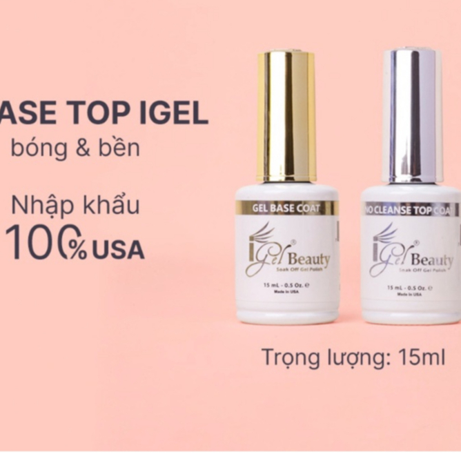 Base Top IGEL siêu bóng, siêu bền, base top mỹ usa